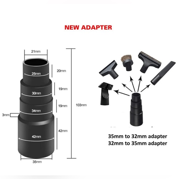 Fits Dyson Air Driven Pet Turbo Brush Vacuum Nozzle Tool Hose Adapter V6/7/8/10 - Picture 7 of 10